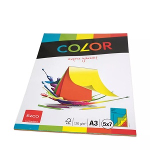 Manor, MANOR Farbpapier Farbpapier, Elco Zeichenpapier, A3, 120g, farbig, 74645, (35 Blatt)