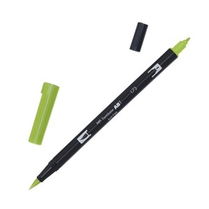 Tombow, Tombow Dual Brush-Pen Dual Brush-Pen, Tombow Dual Brush Pen, willow green, ABT 173