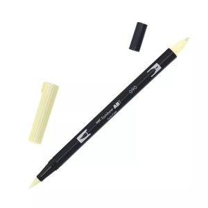 Tombow, Tombow Dual Brush-Pen Dual Brush-Pen, Tombow Dual Brush Pen, hellgelb, ABT 090
