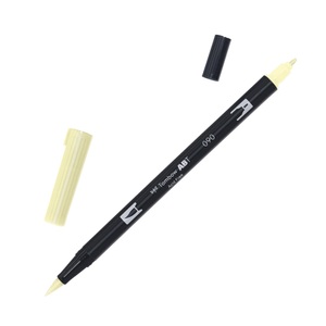 Tombow, Tombow Dual Brush-Pen Dual Brush-Pen, Tombow Dual Brush Pen, hellgelb, ABT 090