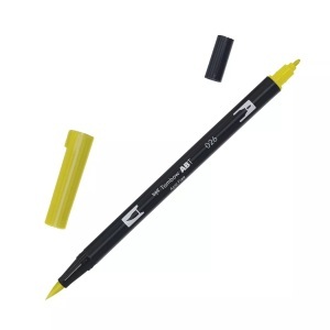 Tombow, Tombow Dual Brush-Pen Dual Brush-Pen, Tombow Dual Brush Pen, yellow gold, ABT 026