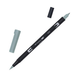Tombow, Tombow Dual Brush-Pen Dual Brush-Pen, Tombow Dual Brush Pen, mist purple, ABT 553