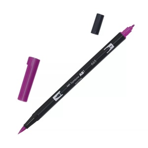 Tombow, Tombow Dual Brush-Pen Dual Brush-Pen, Tombow Dual Brush Pen, purpur, ABT 665