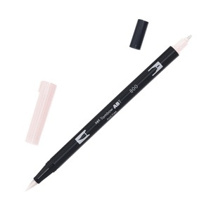 Tombow, Tombow Dual Brush-Pen Dual Brush-Pen, Tombow Dual Brush Pen, baby pink, ABT 800