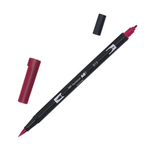 Tombow, Tombow Dual Brush-Pen Dual Brush-Pen, Tombow Dual Brush Pen, kirschrot, ABT 815