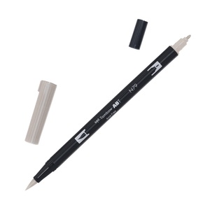 Tombow, Tombow Dual Brush-Pen Dual Brush-Pen, Tombow Dual Brush Pen, warm grey 2, ABT N79