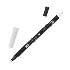 Tombow, Tombow Dual Brush-Pen Dual Brush-Pen, Tombow Dual Brush Pen, cool grey 1, ABT N95