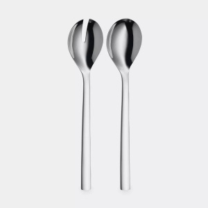 Wmf, WMF Salatbesteck 30cm, WMF Salatbesteck , 12 9141 6040 , Edelstahlfarben , Metall , poliert , rostfrei , 0037310553