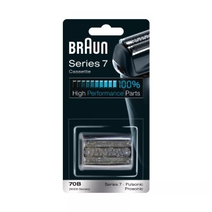 Braun, Braun Kombipack 70B Schwarz (Series 7/pulsonic) - Scherkopf (Schwarz), Braun Scherkopf 70B Series 7 Kombipack