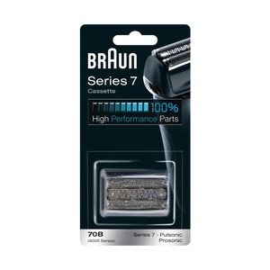 Braun, Braun Kombipack 70B Schwarz (Series 7/pulsonic) - Scherkopf (Schwarz), Braun Scherkopf 70B Series 7 Kombipack