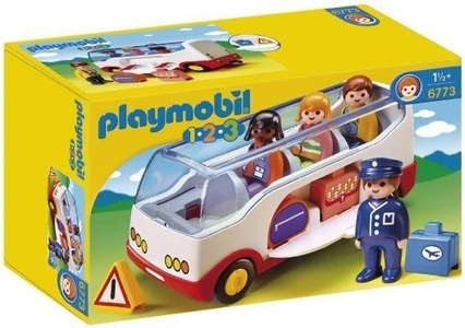 PLAYMOBIL, Reisebus, PLAYMOBIL® 1-2-3 6773 - Reisebus