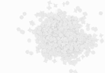 undefined, Konfetti Konfetti 1 kg, - Konfetti, 1 kg, Weiss
