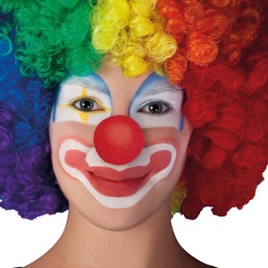 undefined, Clownnase aus Schaumstoff, Boland - Clownnase, One Size, Rot
