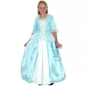undefined, Mädchenkostüm Prinzessin blau S, - Mädchenkostüm Prinzessin blau, S