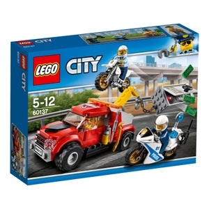 LEGO, LEGO City Abschleppwagen auf Abwegen #60137, 60137 Abschleppwagen auf Abwegen
