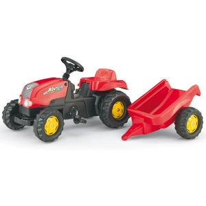 ROLLY TOYS, Kid X mit Anhänger, - Kid-X mit Anhänger, Rot