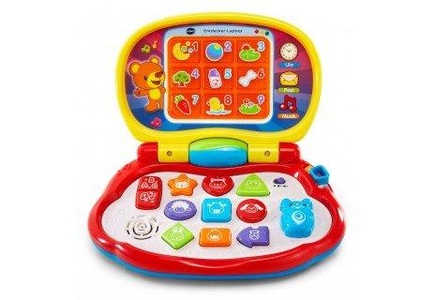 VTech, VTECH Baby Entdecker-Laptop, Vtech® Lernspielzeug »Entdecker Laptop«, (Set, 1 St., 1), von Pädagogen entwickelt