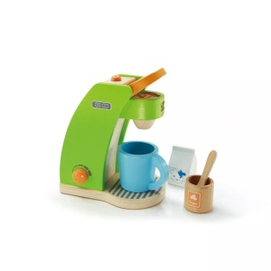 Hape, Hape Meine Kaffeemaschine, Meine Kaffeemaschine 6-teilig aus Holz