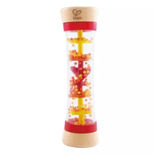 Hape, Hape Rassel REGENMACHER in rot, HAPE Baby Regenmacher rot