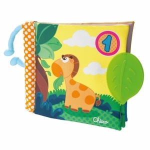 CHICCO, CHICCO Baby Senses Line Stoffbuch, Chicco - Stoffbuch Dschungelalltag