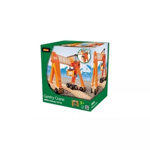 BRIO, BRIO Container-Verladekran, Bahn-Zubehör CONTAINER-VERLADEKRAN 4-teilig