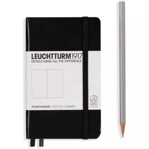 Leuchtturm, Leuchtturm Notizbuch Pocket A6, Dot, Leuchtturm1917 - Notizbuch, Black