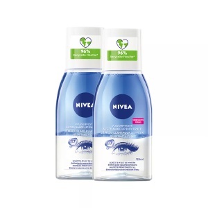 Nivea, Nivea Augen Make-up Entferner wasserfest Duo 2X125Ml, Nivea - Augen Make-up Entferner wasserfest Duo, 2x125ml