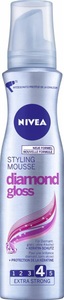 Nivea, Nivea Styling Mousse Diamond Gloss 150ml, NIVEA Schaumfestiger Diamond Gloss Care (150ml)