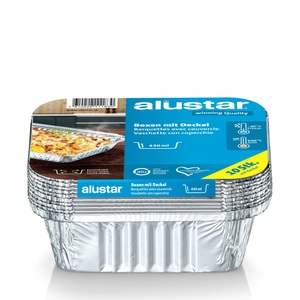 Alustar, ALUSTAR Aluminium Box Mit Deckel, alustar - Aluminium Box, 0.40L