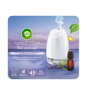 AIR WICK, AIR Wick 3073410 - Aroma-Öl Diffuser Starter Set (Weiss), AIR WICK - Ätherische Öle Diffusor, Black