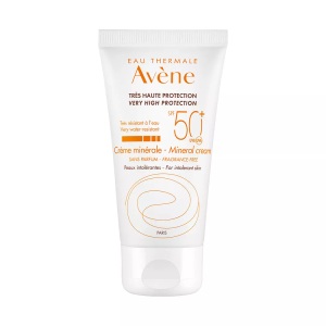 Avène, Avène mineralische Sonnencreme SPF 50+, Avène Sonnenschutz Weisse Linie Sonnencreme SPF50+ mineralisch 50ml