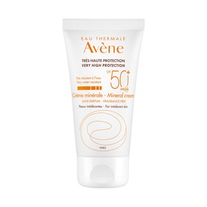 Avène, Avène mineralische Sonnencreme SPF 50+, Avène Sonnenschutz Weisse Linie Sonnencreme SPF50+ mineralisch 50ml