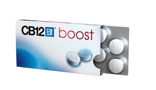CB12, CB12 boost Mundpflege Kaugummi Strong Mint (10 Stück), CB12 boost Mundpflege Kaugummi Strong Mint 10 Stück