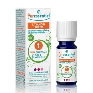 Puressentiel, Puressentiel mit 1 ätherischen Öl Bio Lavendel, Puressentiel Lavandin Bio 1 Ätherisches Öl (10ml)