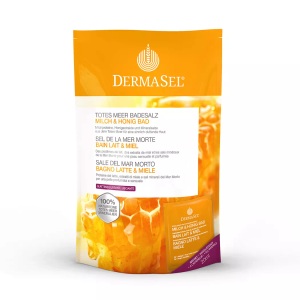 Fette Pharma AG, Fette Pharma AG Dermasel® SPA Milch & Honig, DERMASEL Badesalz Milch & Honig Beutel 400 g