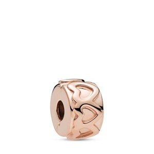 Pandora, Pandora Rosé Kollektion Anhänger Damen, Pandora - Charm, Moments, One Size, Roségold