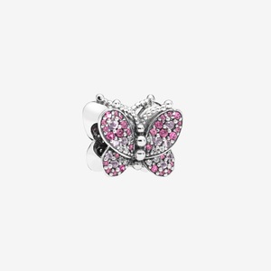 Pandora, Pandora Dazzling Pink Butterfly Charm Damen, Pandora Dazzling Pink Butterfly Charm Damen