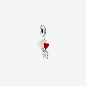 Pandora, Pandora Heart Balloons Hänger Damen, 