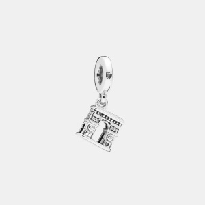 Pandora, Pandora Arc de Triomphe Hänger Damen, Pandora - Charm, Moments, One Size, Silberfarben