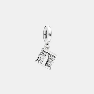 Pandora, Pandora Arc de Triomphe Hänger Damen, Pandora - Charm, Moments, One Size, Silberfarben