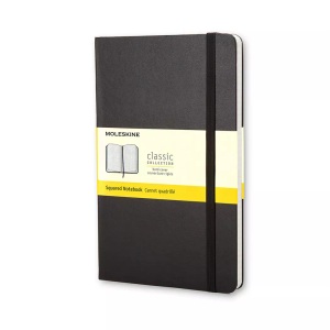 undefined, Moleskine classic, Pocket Size, Squared Notebook, Moleskine Notizbuch Classic, A6, kariert, schwarz, 701023