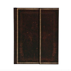 Paperblanks, Paperblanks Notizbuch 180 mm x 230, Paperblan Marokkoleder Ultra, liniert, schwarz, PB838-6
