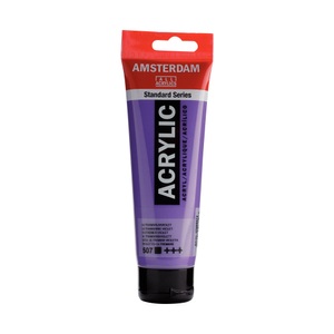 Amsterdam, Amsterdam Acrylfarbe Standard, Talens Acrylfarbe Amsterdam, ultramarin violett, 17095072, (120ml)