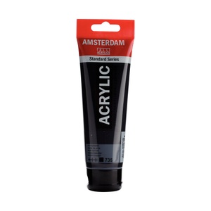 Amsterdam, Amsterdam Acrylfarbe Standard, Talens Acrylfarbe Amsterdam, ox.schwarz, 17097352, (120ml)