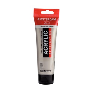 Amsterdam, Amsterdam Acrylfarbe Standard, Talens Acrylfarbe Amsterdam, silber, 17098002, (120ml)