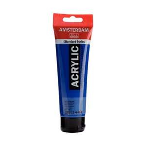 Amsterdam, Amsterdam Acrylfarbe Standard, Talens Acrylfarbe Amsterdam, phthaloblau, 17095702, (120ml)