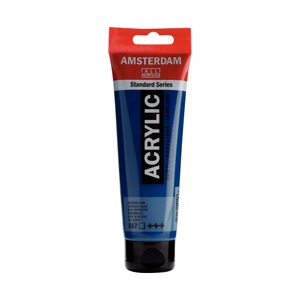 Amsterdam, Amsterdam Acrylfarbe Standard, Talens Acrylfarbe Amsterdam, gruenblau, 17095572, (120ml)