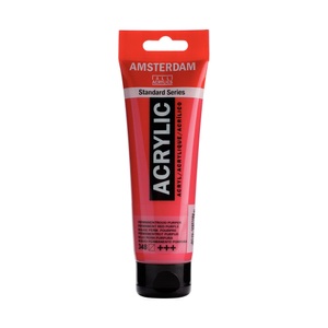 Amsterdam, AMD Akryl 120ML perm. rotpurpur, Talens Acrylfarbe Amsterdam, rot purpur, 17093482, (120ml)