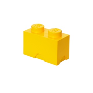 ROOM COPENHAGEN, Room Copenhagen LEGO® Storage Aufbewahrungsbox Brick 2 gelb, LEGO Storage Brick 2 gelb, Aufbewahrungsbox