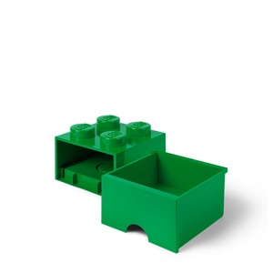 ROOM COPENHAGEN, Room Copenhagen LEGO® Drawer Aufbewahrungsbox Brick 4 grün, LEGO Brick Drawer 4 grün, Aufbewahrungsbox